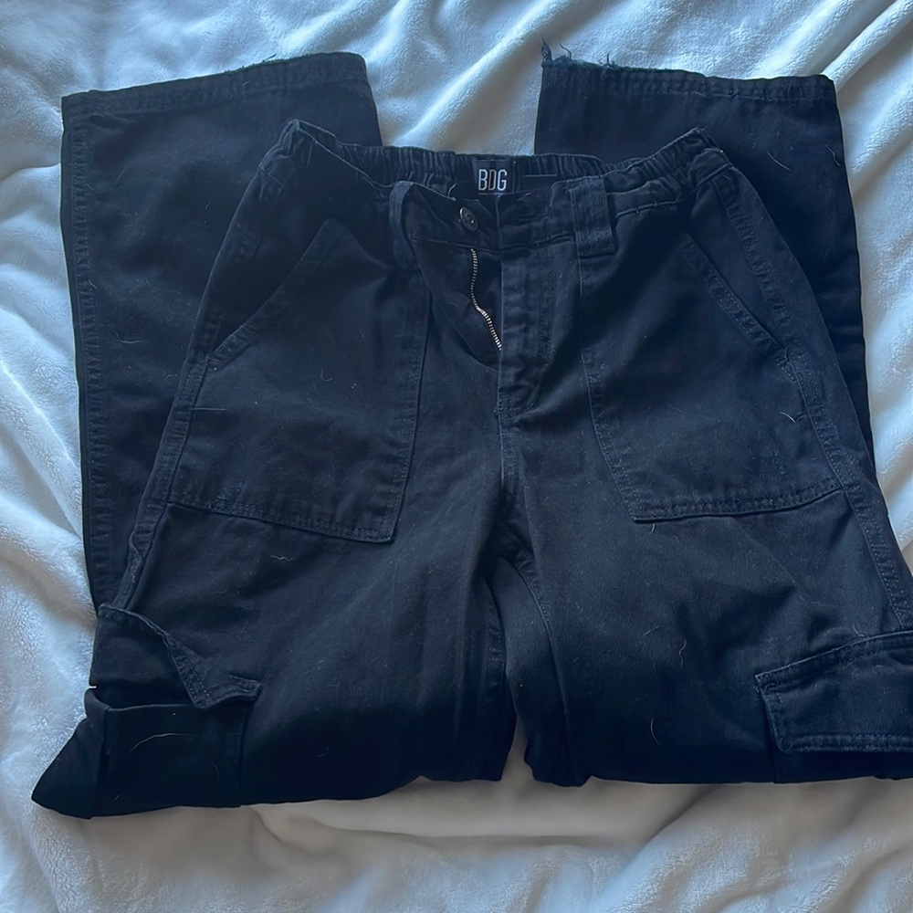 URBAN OUTFITERS black cargo pants baggy